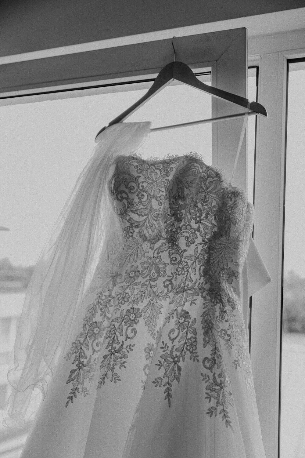 Details Hochzeitskleid
